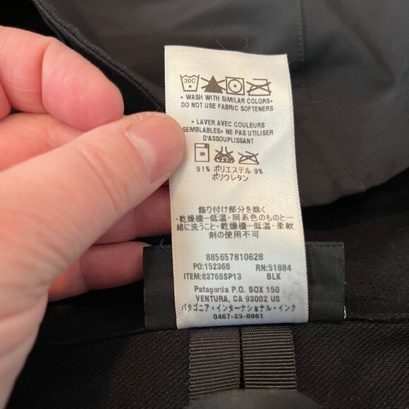 Patagonia W's Simple Guide Softshell Hooded Jacket, Black, Small - Picture 12 of 15